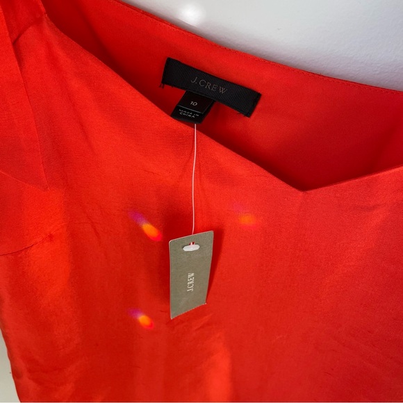 J. Crew Silk Tie-shoulder Peplum Top - Picture 2 of 4